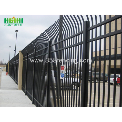 Wrought iron picket fence